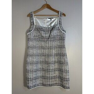 Kobi Halperin Hallie Tweed Metallic Dress NEW Size 16. MSRP $498